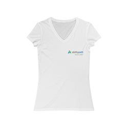 AbilityPath Auxiliary Women's Jersey Short Sleeve V-Neck Tee